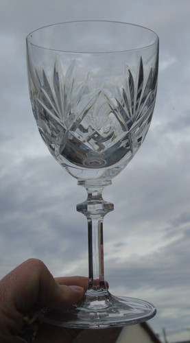 Verre eau cristal de - verre, en