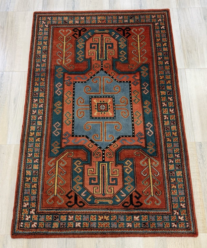 Tapis laine noué la - laine,