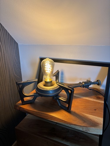 Lampe industrielle artisanale - lampe,
