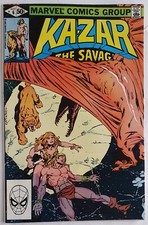 COMICS KA-ZAR THE SAVAGE 6 MARVEL 1981 KAZAR