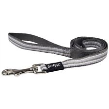 Laisse nylon fantaisie Doogy gris bayadere Taille : T2