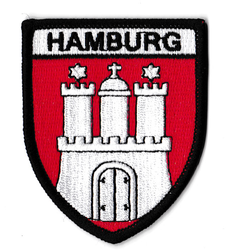 Patche écusson hambourg ville - écusson,