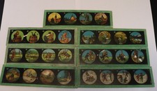 Lot 7 plaques verres pour