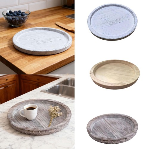 Plateau décoratif rond - , en