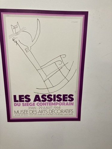 Affiche les assises - les, siege