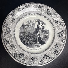 Assiette Parlante XIX CREIL &