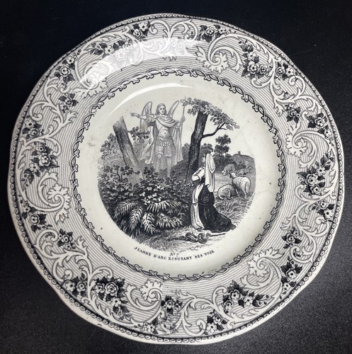 Assiette parlante xix creil - assiette,