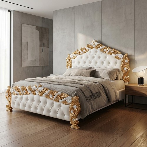 Lit matrimonial baroque - lit,