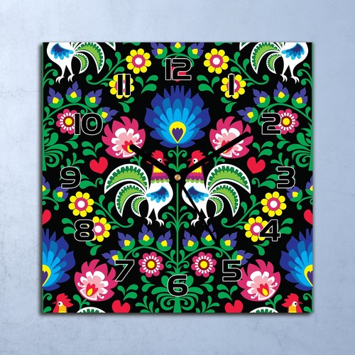 Horloge murale design - murale, en
