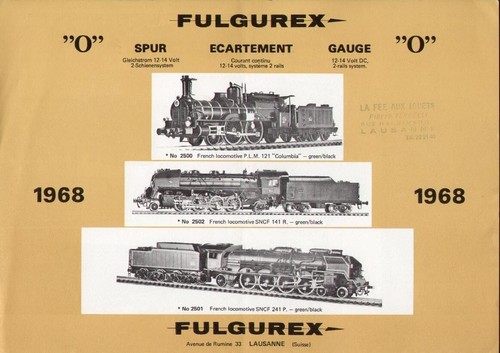 Catalogue fulgurex 1968 - catalogue,