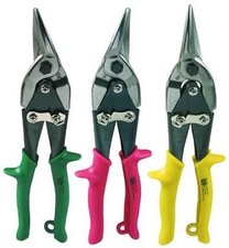 Cisailles P / Tôle 2 Leviers VIGOR Rouge Lame Bas de Caisse à Gauche 250 MM