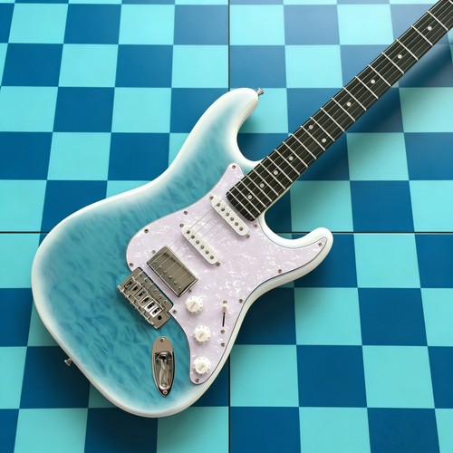 Electric guitar blue - electric,