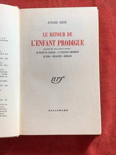 Nrf andre gide le - andre,