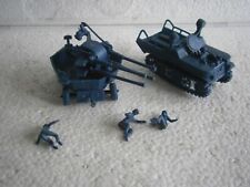 MAQUETTE JOUET ANCIEN BLINDES FLAKVIERLING 38 + TRACTOR ATLANTIC 1/72 - VINTAGE