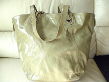 SAC CABAS CUIR VERNIS LAMARTHE