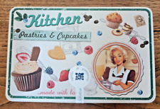 Boite métal Kitchen - pastries & cupcakes/Rangement cuisine/Décoration vintage