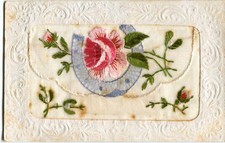 Superbe broderie sur toile