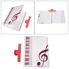  40 feuilles A4 Classeurs de partitions de musique Partition de piano Bande de