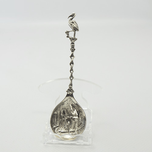 Cuillère argent antique - cuillère,