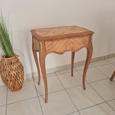 Table D'appoint Style Napoléon III, Bois Brut, Prête A Vernir Ou Peindre.