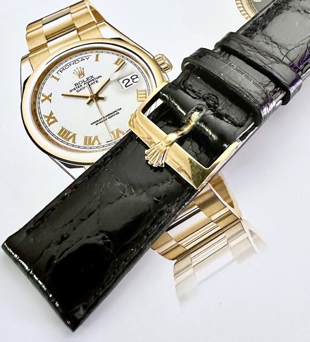 Rolex 18k 16mm logo - 16mm,