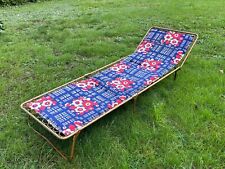 Chaise longue Transat pliable CAMPING  Années 60's 70's  Vintage