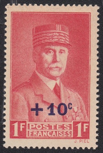 Timbre 1941 pétain - pétain, de