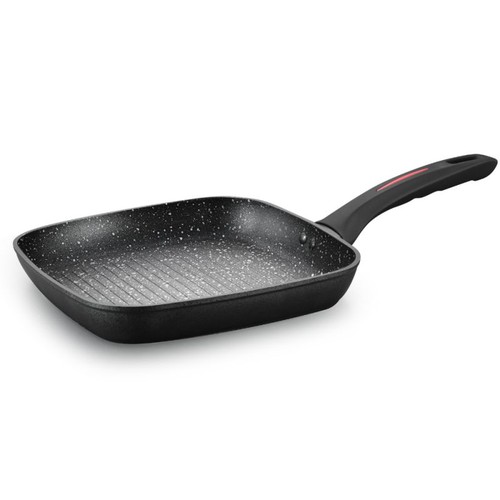 Poêle grill noir - grill, cm