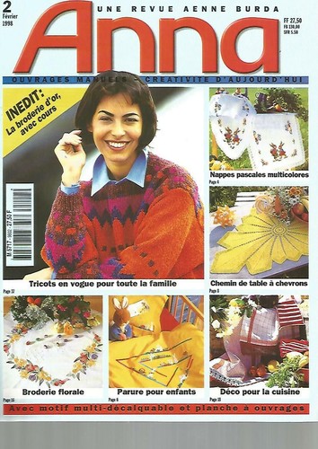 Burda anna 1998 - burda, n°02-1998