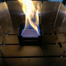 Poêle à alcool en acier