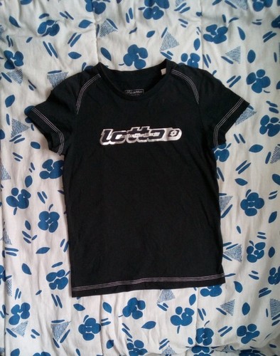 Tee shirt noir lotto italian - tee,