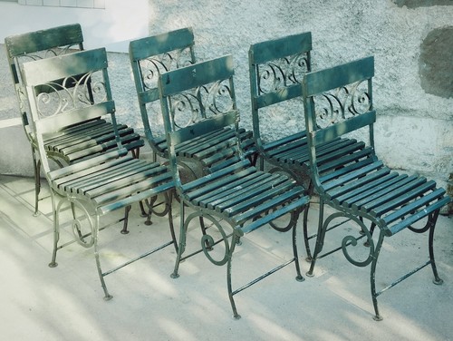 Salon jardin chaises dit - salon, de