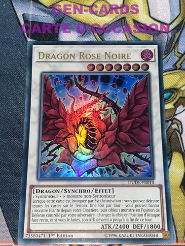 Carte dragon rose - carte, yu