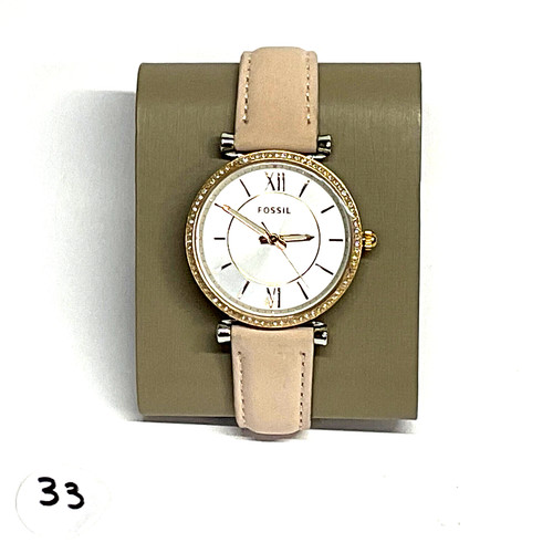 Montre fossil bracelet cuir - fossil,