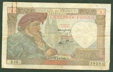 FRANCE 50 FRANCS JACQUES COEUR
