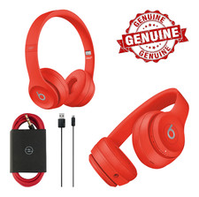 Beats Solo3 sans Fil sur Oreilles Casque (Produit) Rouge Agrumes – Excellente