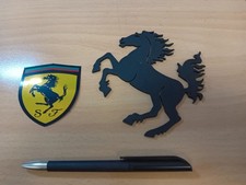 Cheval cabré en fer Ferrari