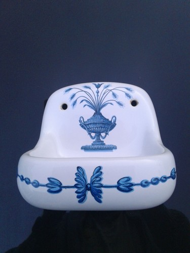 Porte savon mural porcelaine - mural,