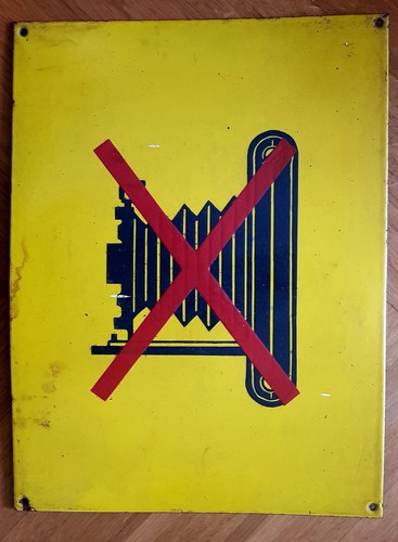 Rare ancien plaque email - en,