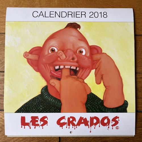 Calendrier les crados - les, 2018