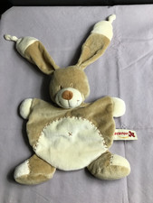 Doudou lapin plat Bastien