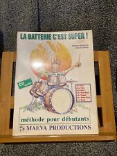 Rossoni / Zanon La Batterie c'est super méthode débutant éditions Maeva sans CD