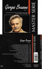 CD 16T GEORGES BRASSENS MASTER SERIE VOL.1 BEST OF 1991 TBE (sans boite cristal)