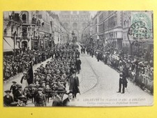cpa ORLÉANS Les FÊTES de Jeanne d'ARC Cortège Traditionnel ORPHELINAT SERENNE