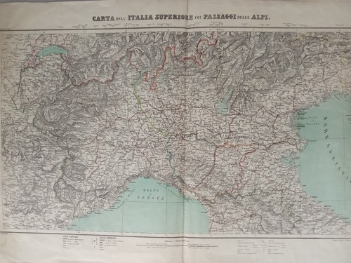 Antique lithographie 1850 - lithographie,