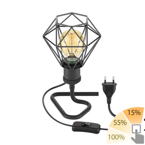 Lampe table retra - table,
