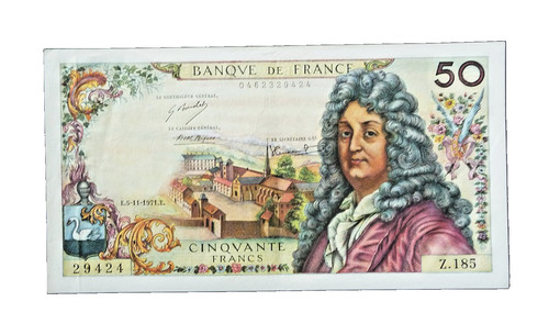 Billet francs racine - 50,