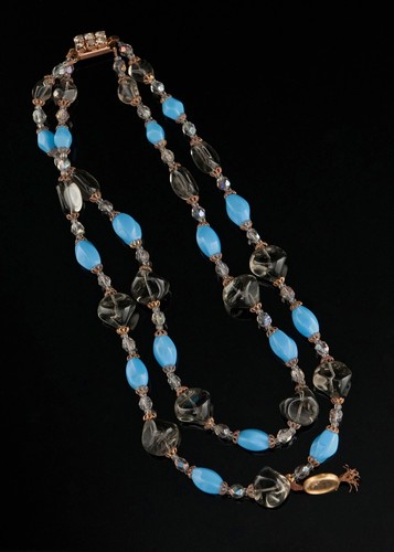 Collier double rang perles - rang,