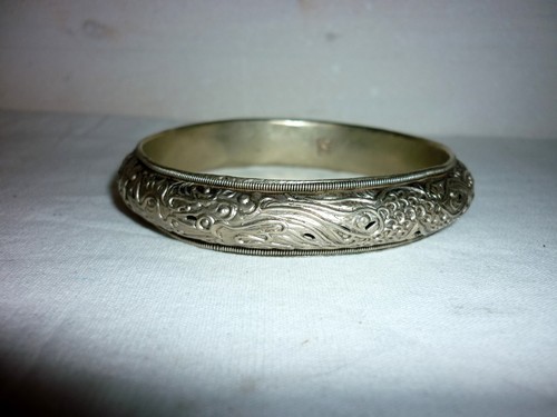 Bracelet ancien argent massif - ancien,