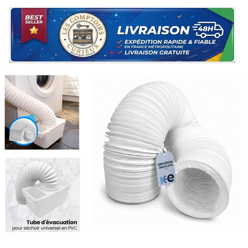 Tuyau évacuation sèche-linge